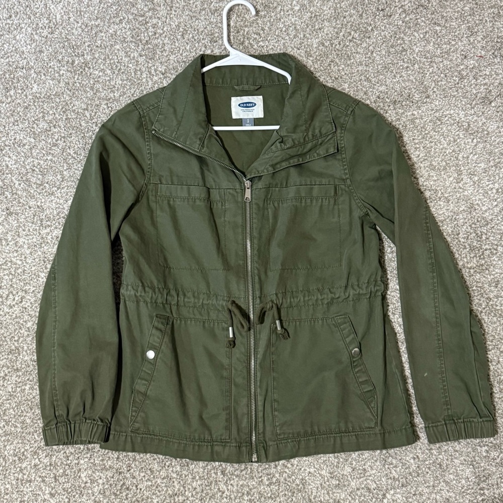 Old Navy Dark Green Utility Jacket